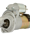 Plug And Play Marine Diesel Starter Replacement For Yanmar And Case Compact Excavator Engines 2YM15 3JH3E-Yeu 1999 On 3YM20 3YM30 1994 On 4Cyl IMI214-007 Fast Crank Reliable Start, showing side view with sealed housing and copper contacts.