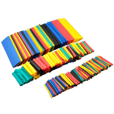 328 Piece Heat Shrink Tube Kit For Wiring And Cable Insulation, Assorted Sizes And Colors, DIY Friendly And Easy To Use With 2 To 1 Shrink Ratio