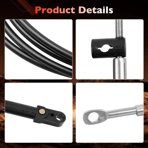 Gen 2 15Ft Outboard Control Cables Set 2Pcs Upgraded Throttle And Shift Cables For Mercury Mariner MerCruiser Quicksilver Force Great Fit Easy Install Long Lasting Performance