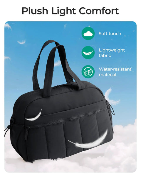 Womens Gym Duffle Bag For Travel With Wet Pocket Lightweight Carry On Weekender Duffel Water Resistant And Durable Taslan Material
