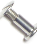 Slick Three Eighths Inch Aluminum Screw Posts With Matching Screws Heavy Duty Zinc Coated Binding Hardware For Automotive And Farm Rigs Top Shelf Fasteners Pack Of Ten close-up of a shiny silver aluminum screw post