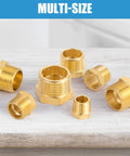 Brass reducer hex bushings, 3/8 NPT male to 1/4 NPT female, multi-size pipe fittings
