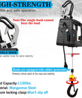 All In One Beefed Up Electric Hoist Winch 1100 Lb Portable With Double Hooks And Wireless Remote 110V Lift Crane with saddle hook