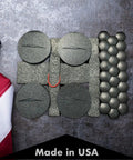 Dope Wheel Center Caps And Lug Nut Covers For Cybertruck Matte Black 4 Pcs Center Cap Kit And 24 Lug Nut Covers Made In USA