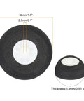 RC Airplane Wheels 38mm Diameter 1.5 Inch Sponge Replacement Wheel Set Pack Of 10 for DIY model planes and helicopters close-up