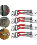 Heavy Duty Toggle Latches With Adjustable Over Center Clamp Rust Resistant Metal Fasteners for secure closure on metal and wood surfaces