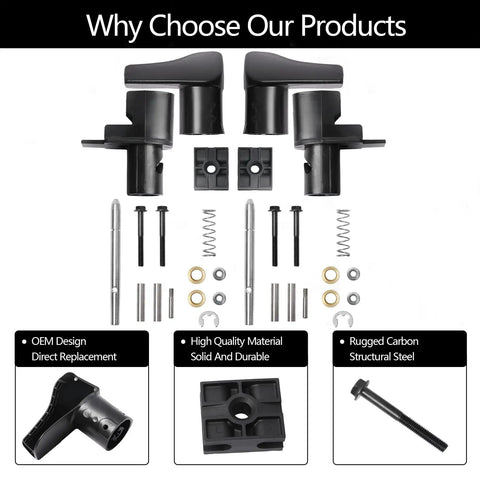 Fuel Tank Fairing Handle Repair Kit For Volvo VN VNL Trucks 2004 2017 Easy Install 30 Piece Rebuild Kit parts displayed