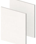 Front view of two ceramic fiber boards, 12x16 inches, 1/2 in thick, smoke-free fireproof insulation