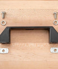 Low Profile Straight Edge Guide Rail Kit Extension Setup For Circular Saw Router And Jigsaw That Snaps Right On with screws and washers.