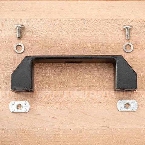 Low Profile Straight Edge Guide Rail Kit Extension Setup For Circular Saw Router And Jigsaw That Snaps Right On with screws and washers.