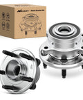 Front Or Rear Wheel Bearing And Hub Assembly For Ford Explorer 2011-2018 And Police Interceptor Utility 2013-2018, 5-Lug, 4-Hole Flange, Pre-Greased, No Speed Sensor, 512460, 2 Pack