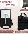 Starlink Mini Carrying Case With Tactical MOLLE System open showing interior cable storage and exterior tactical MOLLE setup.