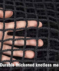 Close-up of durable knotless mesh for Golf Batting Cage Netting 10x10x10 Ft Practice Net For Backyard Indoor Outdoor