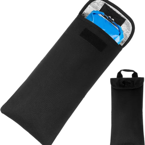 Durable Oxford Water Reservoir Protectors with insulated design for backpacking and cycling hydration bladders, black sleeve