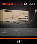 Front Brake Hydraulic Hose For Ford F 250 And F 350 1980 1994 4WD Front Left And Front Right Passenger Side Replacement