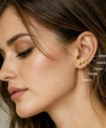 14K Gold Ball Stud Earrings For Women, Everyday Wear Go To Dainty Gold Earrings, Timeless Shine For Any Outfit, Comfortable Hypoallergenic Jewelry, Classic Gold Sparkle, Perfect Gift Idea, 3-8mm gold ball studs on ear
