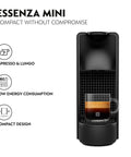 Tiny But Mighty Espresso Machine For Home Use With 25 Second Heat Up And Auto Shut Off, Barista Grade Single Serve Espresso In A Sleek Mini Unit