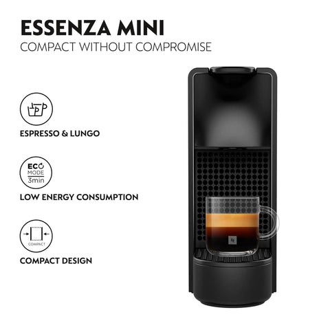 Tiny But Mighty Espresso Machine For Home Use With 25 Second Heat Up And Auto Shut Off, Barista Grade Single Serve Espresso In A Sleek Mini Unit