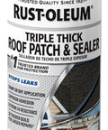 Triple Thick Roof Patch And Sealer Spray 13 Oz Black for quick heavy duty roof repairs on damp or dry surfaces