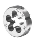 M14 x 1.25mm Metric Tap and Die Set for Rethreading Damaged Threads Nut Bolt Repair Kit Right Hand Threading Round Die close-up view