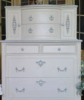 Dresser painted with Sawmill Gravy Chalk Mineral Furniture Paint 32oz Matte Beige Finish For Diy Projects And Upcycling, warm vibe.