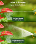 Half Gallon Hand Pump Sprayer For Home Garden Chores And Household Care With Easy Side Fill Port Built In Measuring Cup Adjustable Nozzle Refillable For Fertilizers Water And Cleaning Tasks with mist and stream spray options