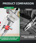 8-In-1 Wire Stripper And Crimping Pliers With Voltage Tester And Dual Alarms, Needle Nose Electrical Pliers For Cutting, Pulling, And Crimping Wires, A Handy Electrician Tool For DIY Pros. Product comparison of corrosion-resistant vs ordinary pliers