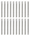 Built To Last Premium 2x25mm 304 Stainless Steel Dowel Pins With Knurled Heads, Flat Chamfered Ends, 20Pcs for Woodworking and Assembly