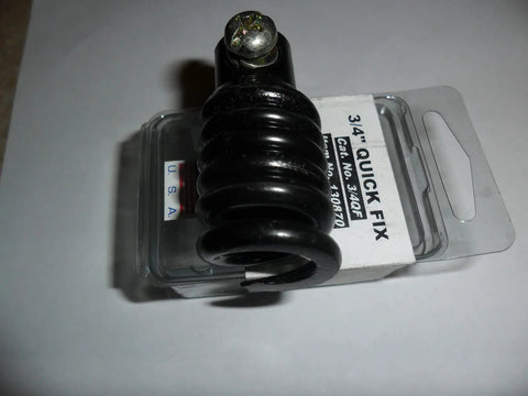 Three Quarter Inch Quick Fix Repair Coupler for Plumbing Hoses and Pipes, No Fuss Install Connector, in packaging.