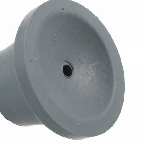 Heavy Duty Rubber Replacement Feet For Bath Chairs And Shower Benches Non Slip Grip 28.5mm Hole showing top view of the rubber foot