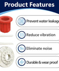 Heavy Duty Washer Basket Driven Hub Kit And Bushing Set For Whirlpool Maytag Kenmore And VMW Washers showing key features