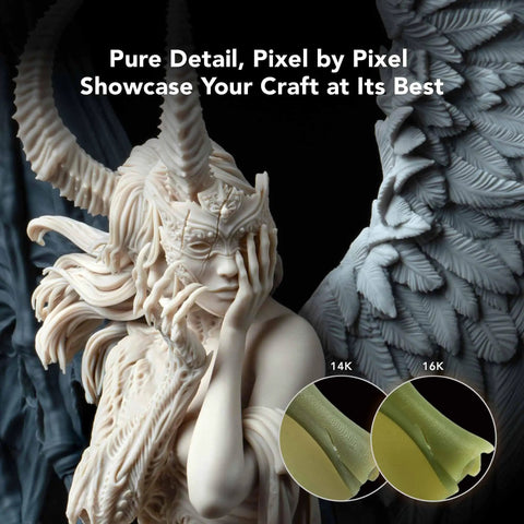 Sick 16K Resin 3D Printer With Hella Crisp Detail And A Smooth 10 Inch LCD Screen For Precision Crafting And Top Shelf Miniature Building That Looks Absolutely Dope Every Time
