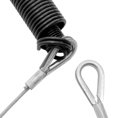 Heavy Hitting Trailer Tailgate Lift Assist Replacement Spring Kit featuring robust design and attachments for utility trailers.