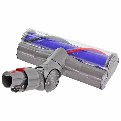 Quick-Release Motorhead Cleaner For V8 Cordless Vacuums Replacement Part Turbine Tool With Easy Release in gray and blue