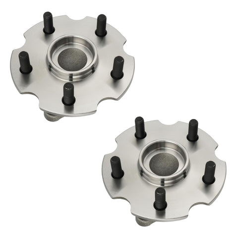 Pair of metal rear wheel bearing and hub assembly with ABS 512372 for 2006-2018 Toyota RAV4 rear and compatible Lexus models