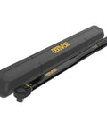 Three Quarter Inch Drive Click Torque Wrench 30 To 300 Foot-Pounds, 40.7 To 406.8 Nm with case, black handle, pre-calibrated