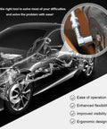 90 Degree Grease Coupler Adapter for Right Angle Access in Tight Spots Non Slip Grease Gun Fittings on a car engine