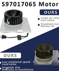 S97017065 Motor Assembly for 676A 676B 676C 676F Bathroom Exhaust Fan with low noise and high airflow