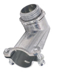 Rock Solid 90 Degree Squeeze Connector For 1/2 Inch Ac Mc And Flexible Metal Conduit, zinc alloy right angle fitting.