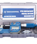 IP65 Absolute Origin Digital Micrometer 0 to 1 Inch 0 to 25 Mm LCD Display in protective case with instruction manual