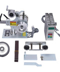 Top Shelf Desktop Belt Sander With Brushless Motor Adjustable Angled Worktable Dual Axis Polishing System, heavy-duty metal construction.