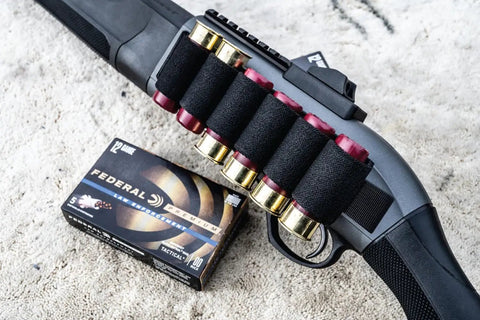 10 Pack 6 Round Buttstock Shell Holder For 12 Gauge Shotgun Shell Carrier Side Saddle With MOLLE Utility Pouch Hook And Loop