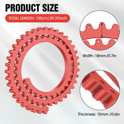 39 Inch Flexible Router Template For Woodworking Edge Profiling No Drill Install Edge Guide Jig For Precise Trimming