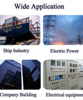 Applications of 10 Pack LED Indicator Lights 22mm Panel Mount in ship industry, electric power, company buildings, and electrical equipment