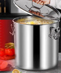 Massive Capacity 304 Stainless Steel Food Dispenser Airtight Kitchen Canister for Beans Coffee Rice Flour with a lid.