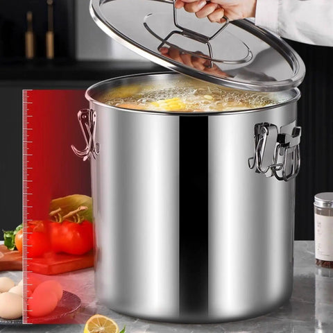 Massive Capacity 304 Stainless Steel Food Dispenser Airtight Kitchen Canister for Beans Coffee Rice Flour with a lid.