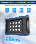 2 Pack 2.5 To 3.5 Inch SSD And HDD Adapter Bracket Kit, SSD Caddy Tray Cage For Desktop PC, Supports SATA 3.0 on display