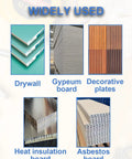 Image showing various boards including drywall, gypsium board, decorative plates, heat insulation board, and asbestos board.