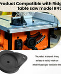 Two Pack Replacement Hand Wheel for Table Saw 089290001054 Fits Model R4513 Durable Steel Wheel for Quick Adjustments
