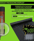 Heavy Duty 3x50ft Weed Barrier Landscape Fabric 3.2oz Geotextile Ground Cover Mat shown with packaging and staples